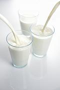 Photo 3 verres de lait