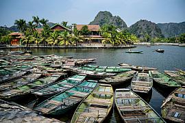 Photographie Village de Tam Coc • Baie d'Halong terrestre • Tonkin • Vietnam