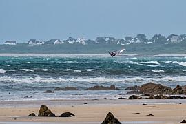Photo Windsurf sur la plage de Mesperleuc 