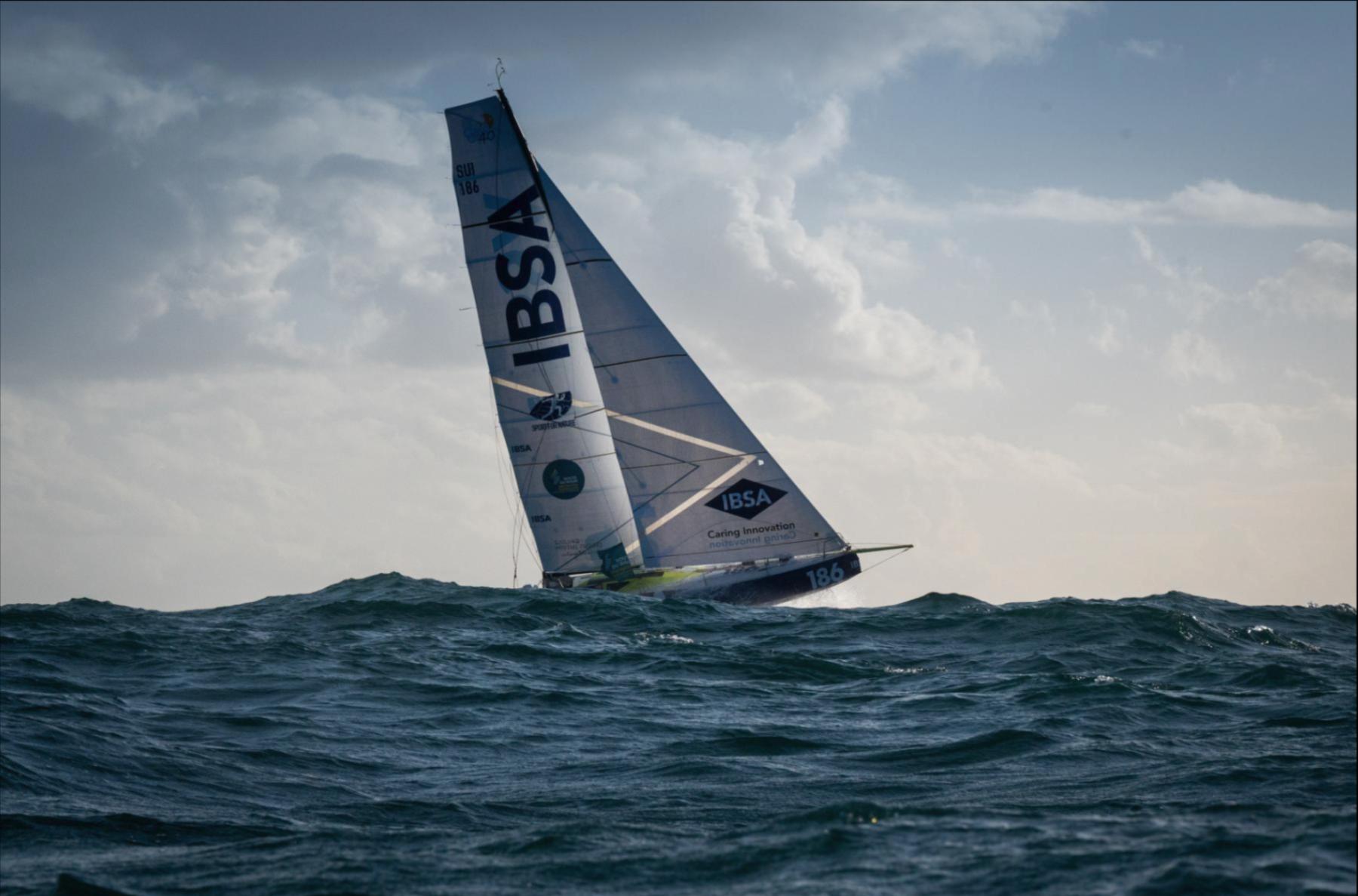 Destockage Class 40 Route du Rhum /format 75cmx50cm / support alu dibond 3mm (avec système d'accrochage)