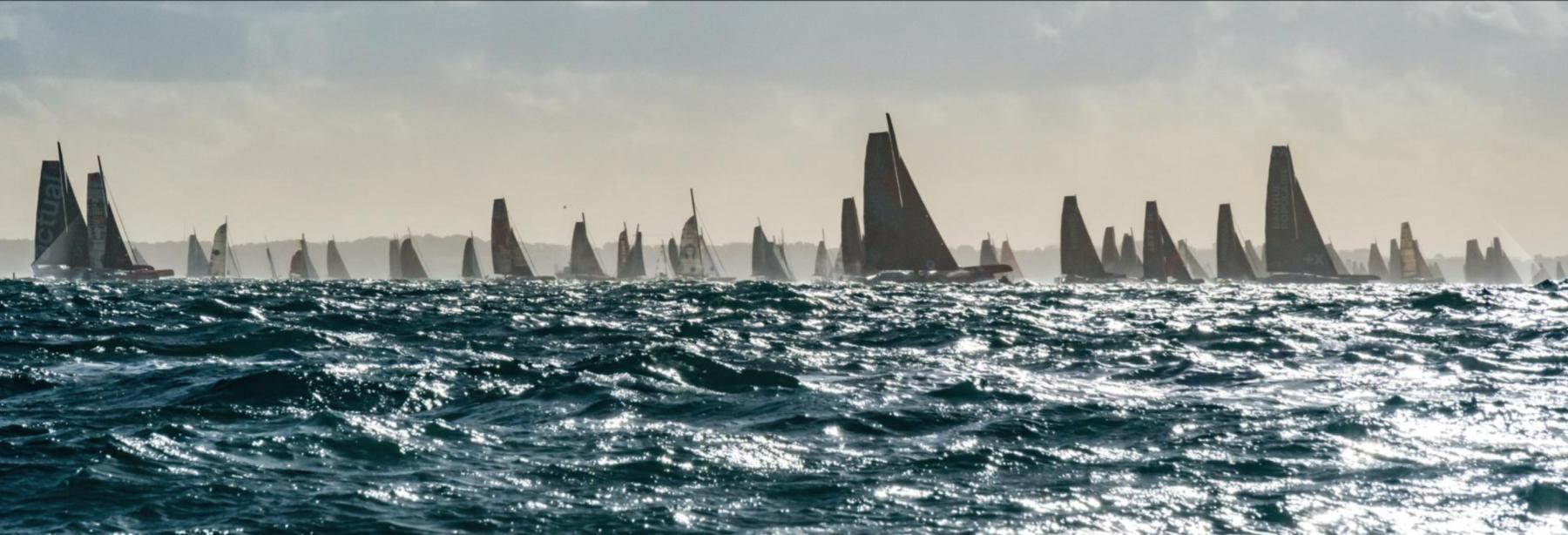 Destockage Départ de la Route du Rhum 2022 / format 90x30cm sur forex 5mm (avec système d'accrochage intégré)
