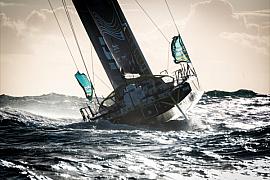 Destockage Route du Rhum Class 40 «Crosscall» / format 90x60cm / sur forex 5mm (avec système d'accrochage)