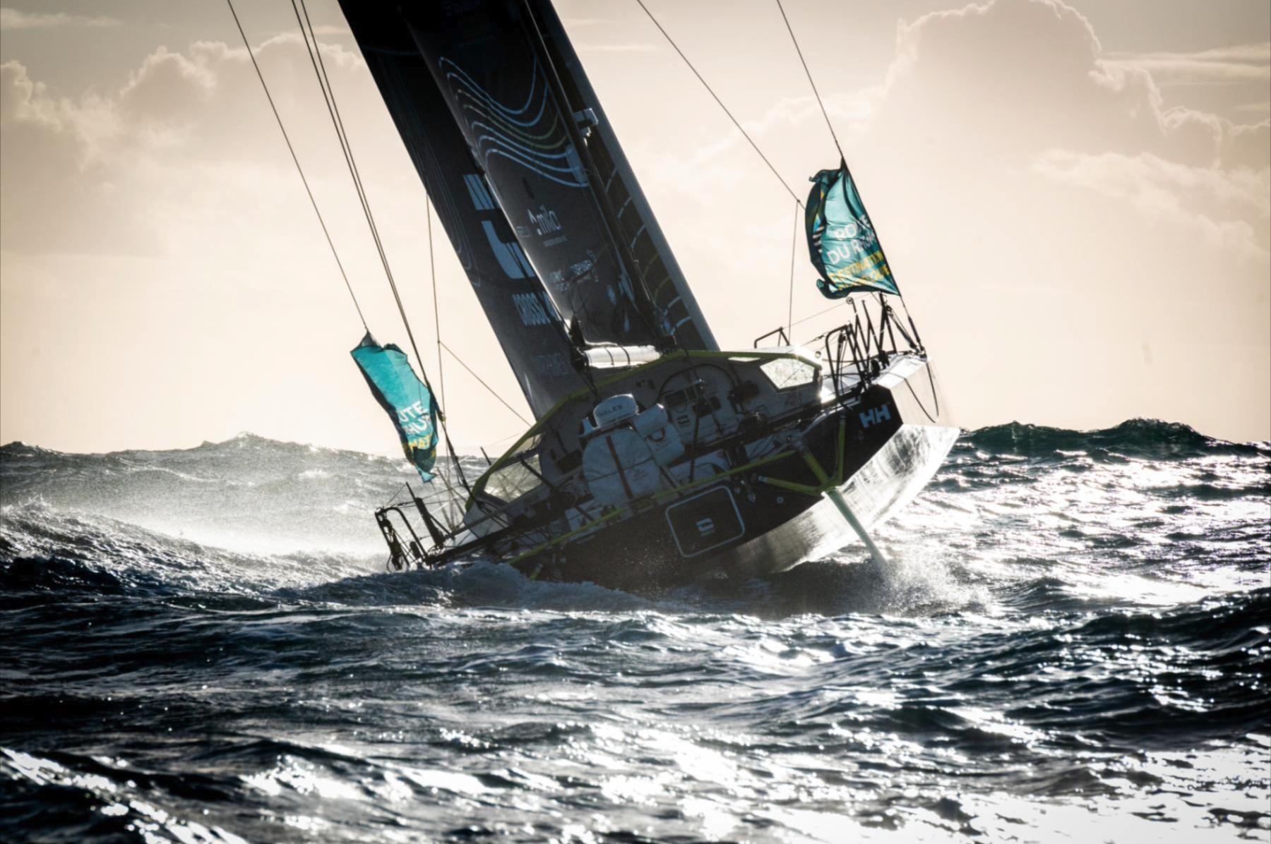 Destockage Route du Rhum Class 40 «Crosscall» / format 90x60cm / sur forex 5mm (avec système d'accrochage)