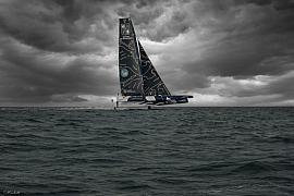 Destockage Route du Rhum • Gitana à 32 noeuds / format 90x60 cm / sur alu dibond 3mm (avec système d'accrochage)