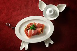 Photographie Shooting studio culinaire : assiettes de charcuterie entre stylisme et gastronomie