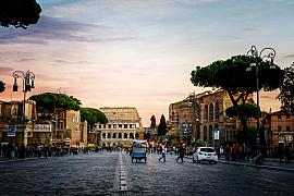 Photographie Fin de journée sur le Colisée • Rome