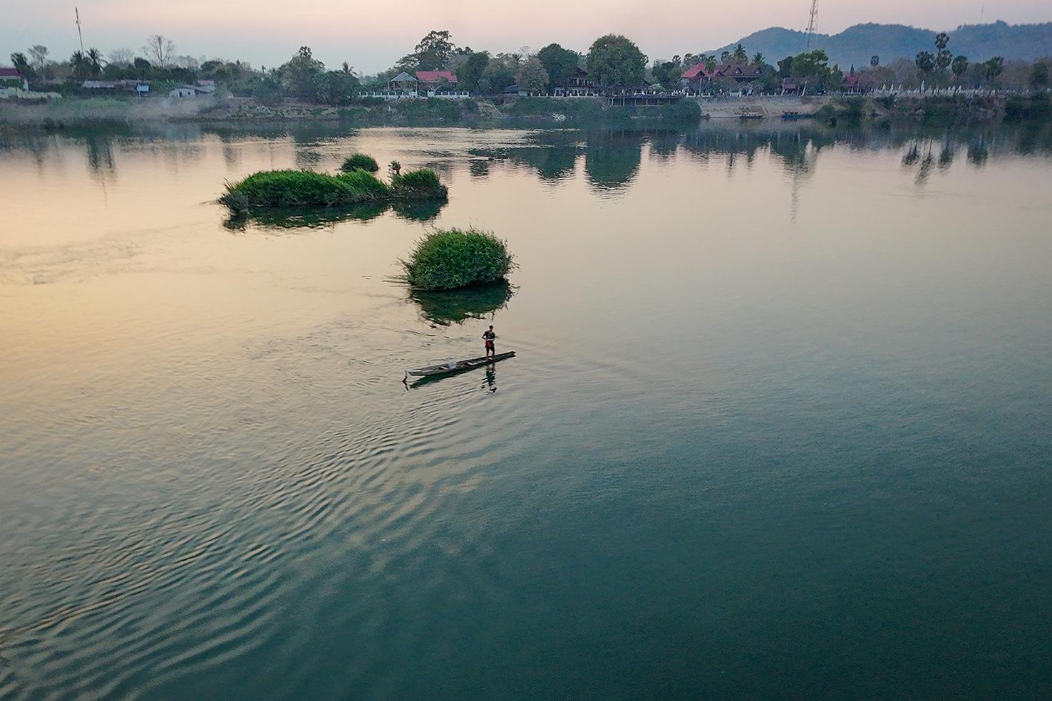 Photo Laos 2025 Done Khong mekong pecheur 69 MD